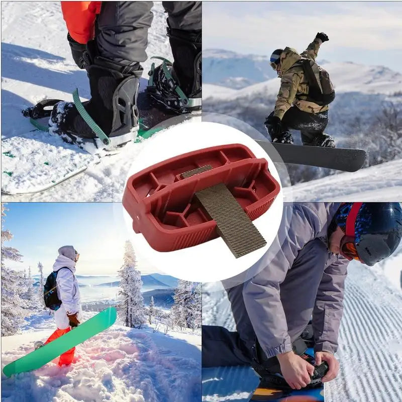 Snowboard Edge Bevel Tuning Kit Ski Edge Sharpener Trimmer Tuner Repair Tool Skate Sharpening Tool Side Ski Angle Tool