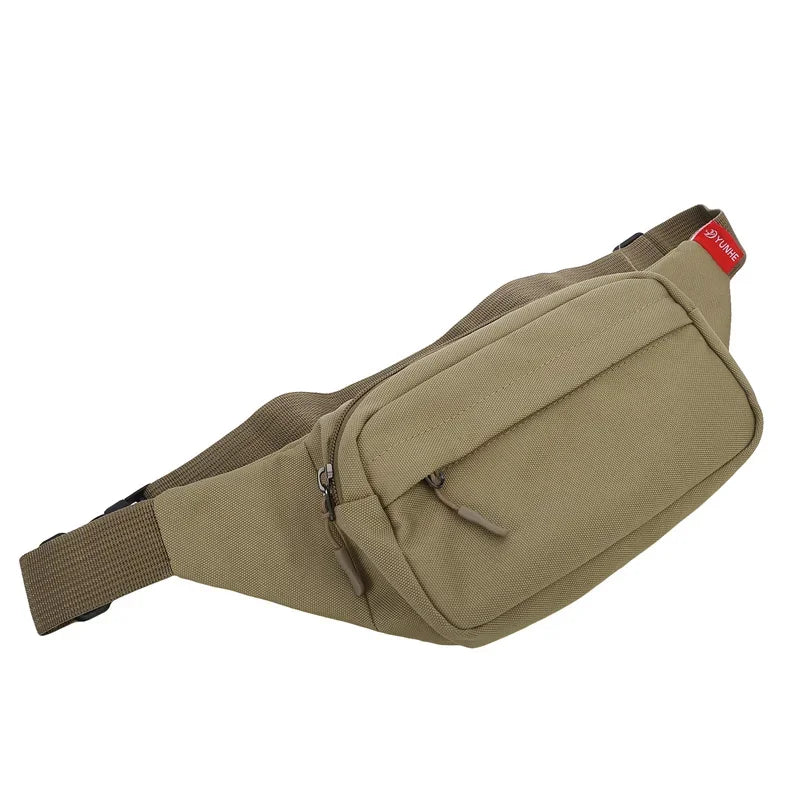 2025 Men's Sports Fanny Pack Fashion Phone Female Chest Bag Unisex Waist Bag Women Small Canvas Shoulder Casual Crossbody Bags