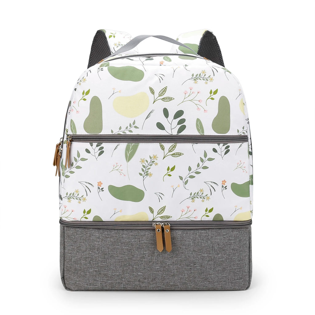 Breast Pump Bag Cooler Compartment for Breast Pump - Middle Size Cooler Bag Double Layer Pumping Bag for Working Outdoor Mom