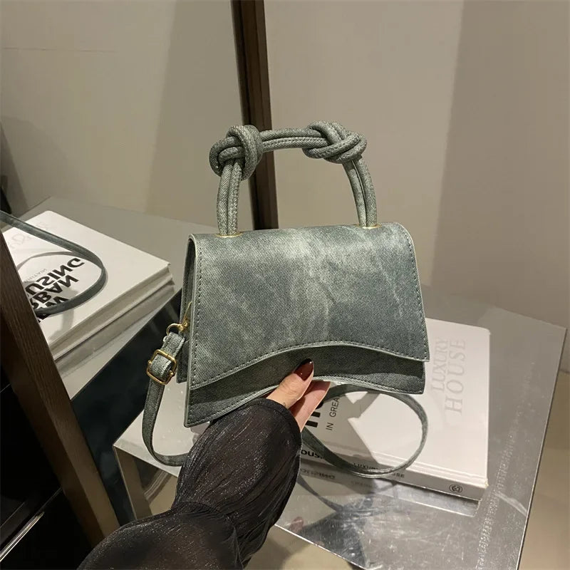 Trend Crossbody Bag for Women Elegant Designer Shoulder Bag Lady Soft Pu Leather Square Bags for Autumn Handbag and Purse Bolsos