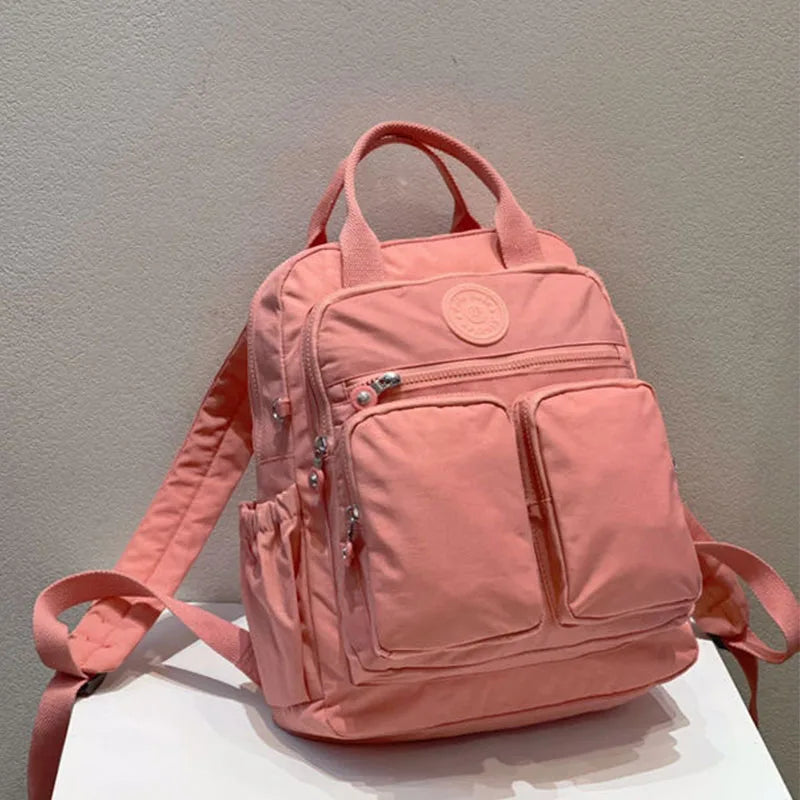 Korean Style Casual Backpack Women Lightweight Mini Backpack for Daily Commute Travel, Cute School Bag
