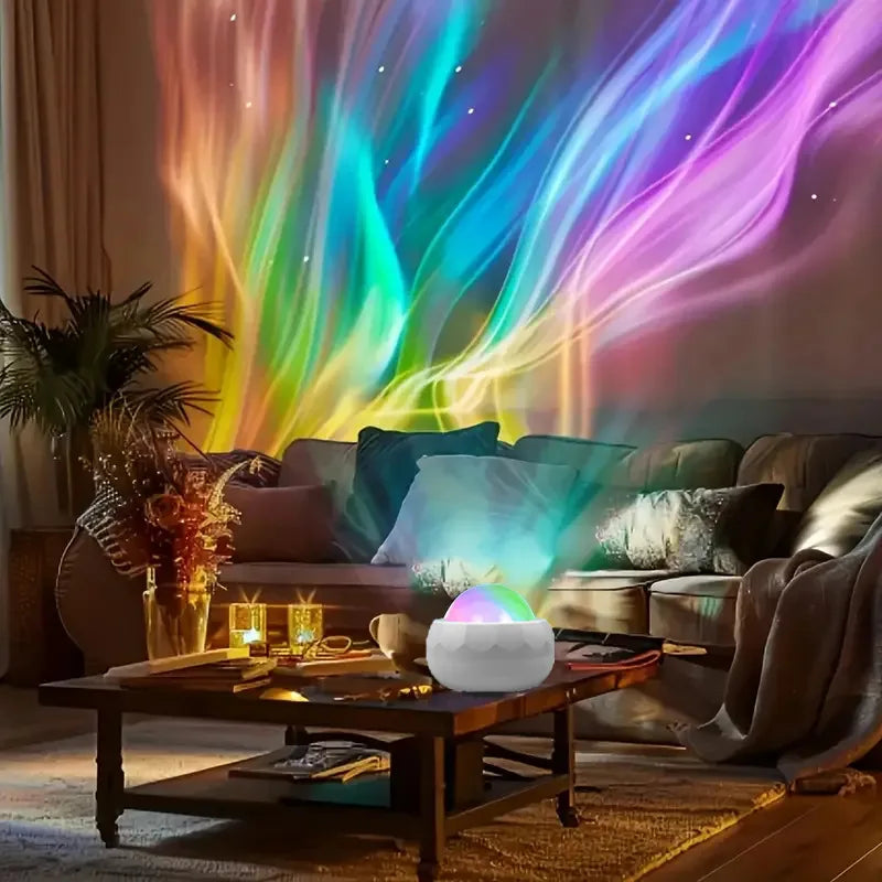 360° Aurora Ball Atmosphere Night Lights Starry Sky Northern Projector Lamp USB Plug with Remote Control for Room Party Decor