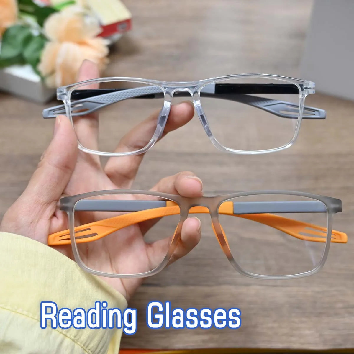 2 Pack Smart Automatic Zoom Eyeglasses Anti-Blue Light Reading Glasses Men Women Optical Spectacle Intelligent Zoom Eyeglass