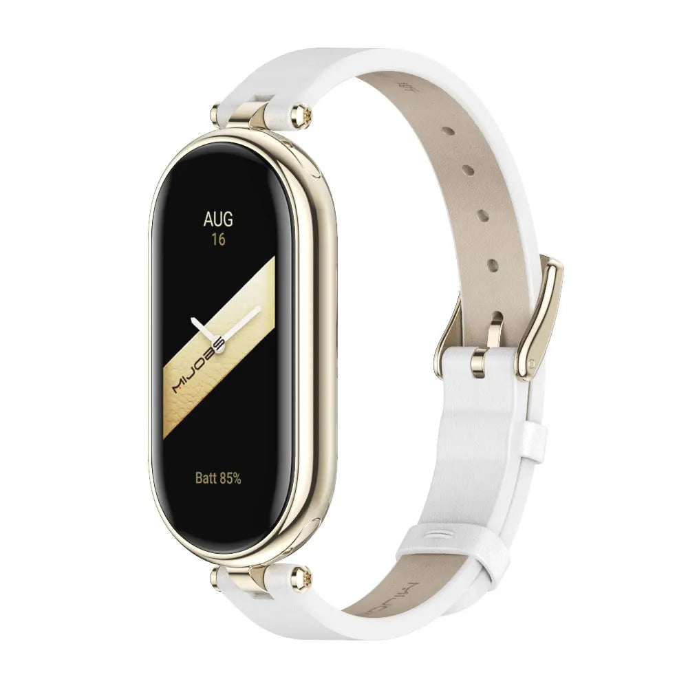 Mi Band 9 10 8 7 6 5 Strap for Xiaomi Smart Band 8 Bracelet NFC Global Version Leather Watch Band Mi 8 Wristband Miband 9 10