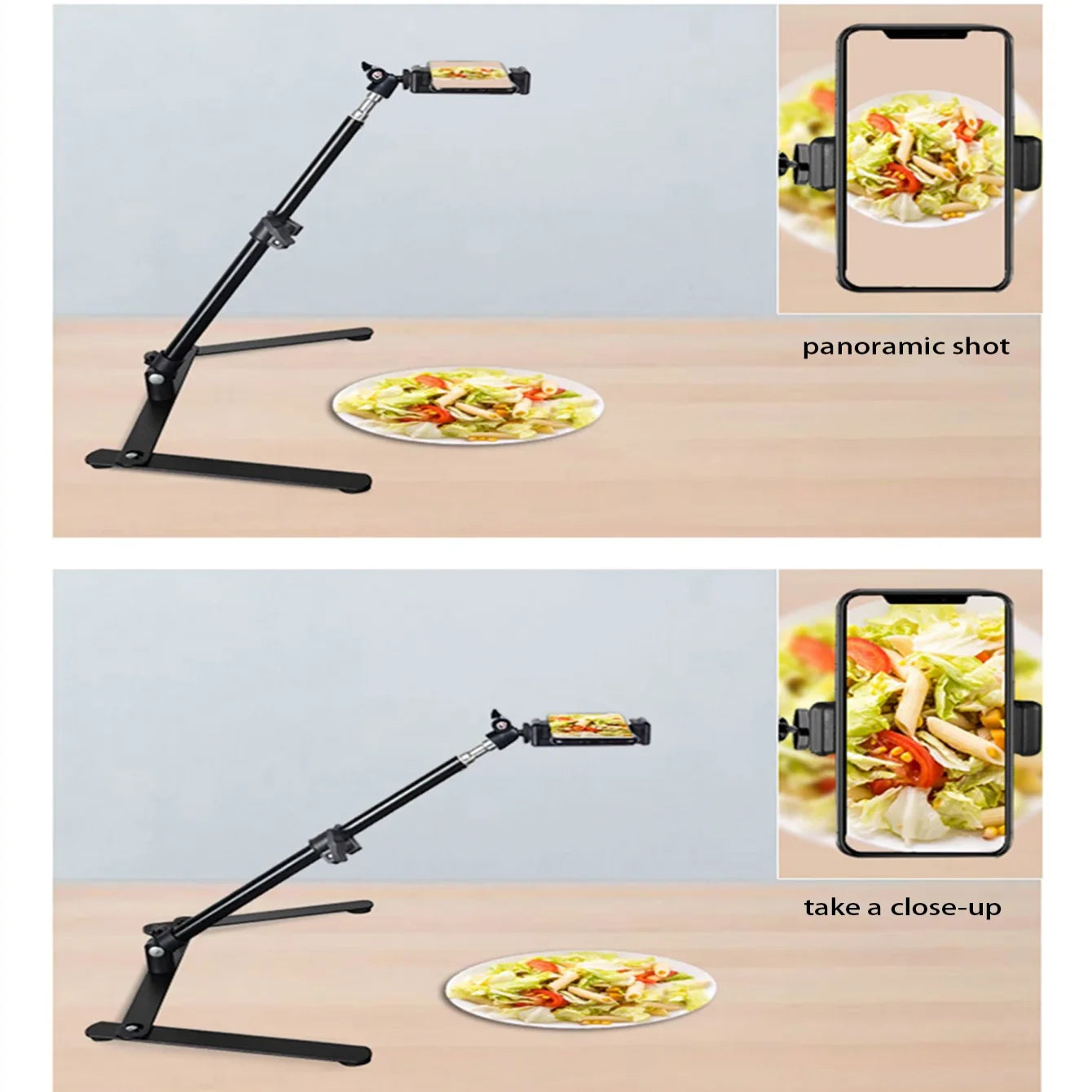 Multi-angle Stand Suitable for Live Streaming Shooting and Recording Life Compatible with Any Smartphone