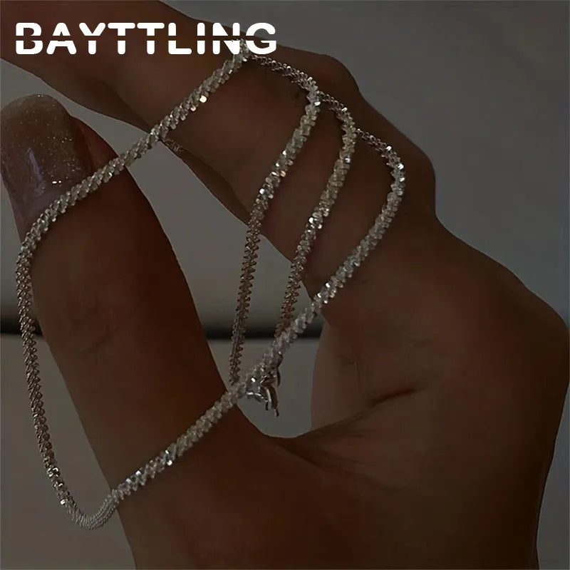 Sparkling Chain Necklace – Eight Lengths