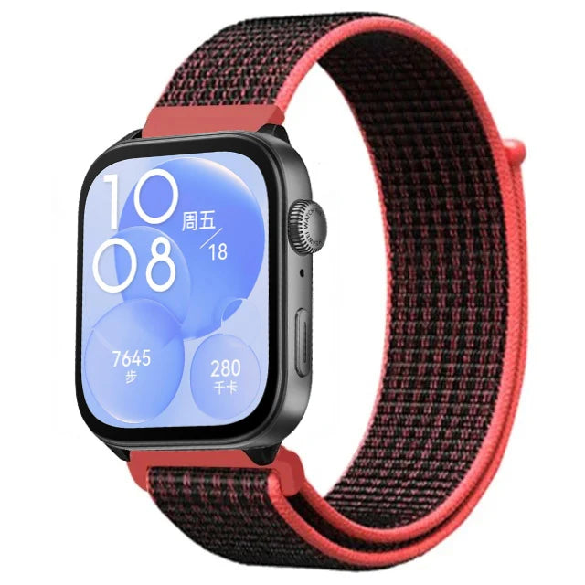 Nylon Loop Strap For Huawei Watch Fit 5/4/3 Sport Breathable Replacement Bracelet Wristband Huawei Watch Fit 4 5 Pro Accessories