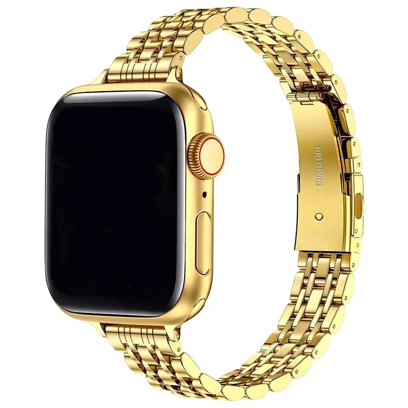 Stainless Steel Strap For Apple Watch Ultra 2 Band 49mm 42 44mm Metal Bracelet iWatch Series 10 46mm 9 8 7 6 SE 5 4 3 45mm 41mm
