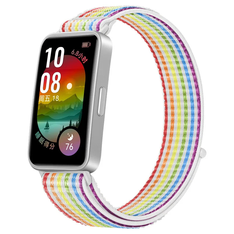 Sports Nylon Loop Strap for Huawei Band 11/11 Pro/10/9/8 Official Replacement Bracelet Belt Huawei Band 11 Wristband Accessories