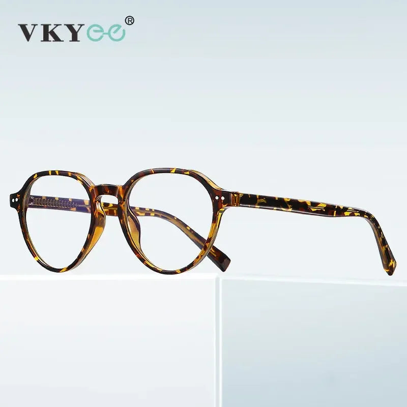 VICKY Retro TR Anti Blue Light Blocking Reading Glasses Women Computer Optics Eyeglasses Prescription Glasses Men PFD2094