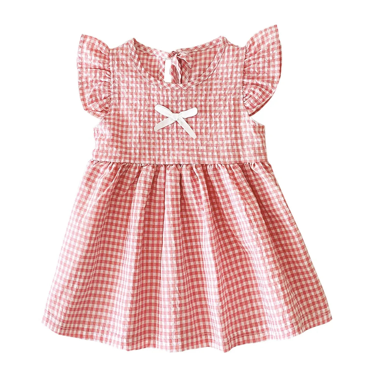 Sanlutoz Floral Baby Girls Dress Summer Short Sleeve Holiday Casual Kids Girls Dresses Clothing