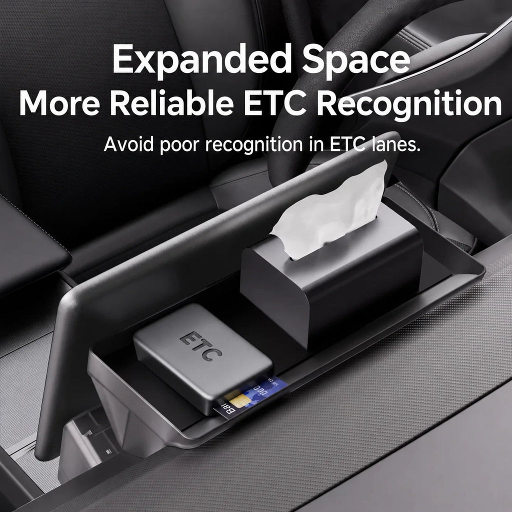 For New Tesla Highland Model 3 Y Standard Juniper Tray Magnetic Under Screen Fold Storage Box ETC Screen Storage Box Accessories