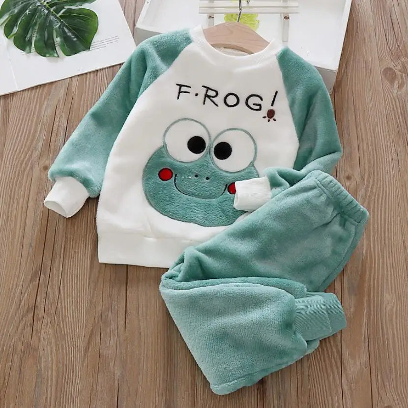 Boy's Clothing 2pcs Set Grey Baseball Hoodie Suit Infants Toddlers Car Print Pattern Cardigan And Pants Sets Casual Sportswear