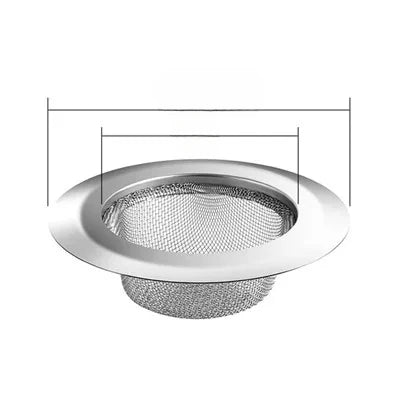 12Pcs Stainless Steel Bathtub Hair Catcher Stopper Shower Drain Hole Filter Trap Kitchen Metal Sink Strainer Floor Drain