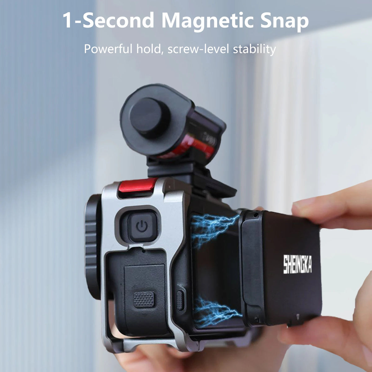 Magnetic Screen Lens Hood for Insta360 Ace Pro 2 Anti-Glare Quick-Release Perfect Fit Screen Sunshade Sports Camera Accessories
