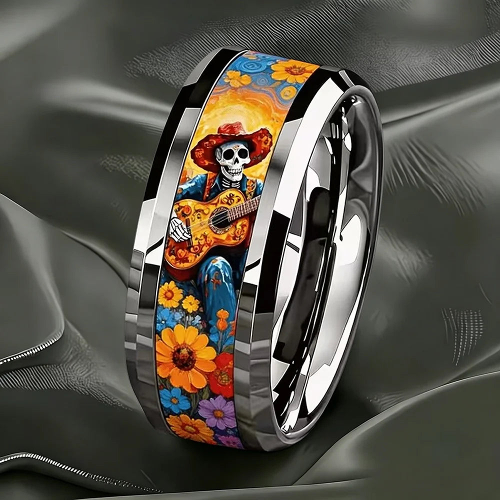 Cool Domineering Auspicious Cloud Dragon Ring Retro Punk Stainless Steel Dragon Rings for Men Rock Biker Jewelry Anillos Hombre