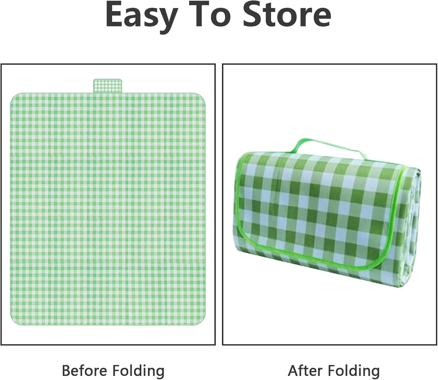 Portable Foldable Picnic Mat Waterproof Thick Outdoor Camping Moisture Proof Grass Ground Blanket for Beach Park