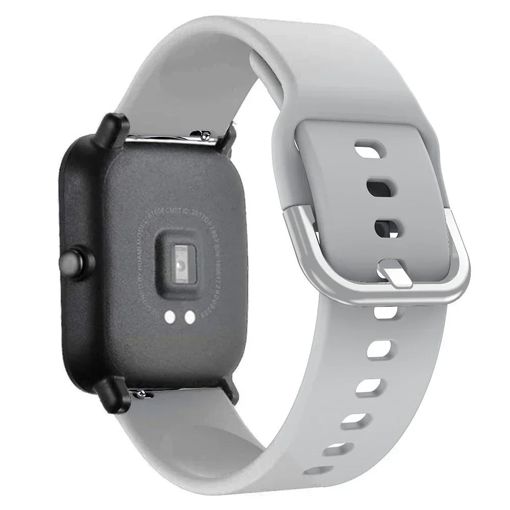 Silicone Strap For Amazfit GTS 4/2e/3/2 GTS2 Mini/GTR 4/3/Pro/2/2e Sport Bracelet Huawei watch Gt 5-4-2e-3-3 pro 20mm 22mm Bands