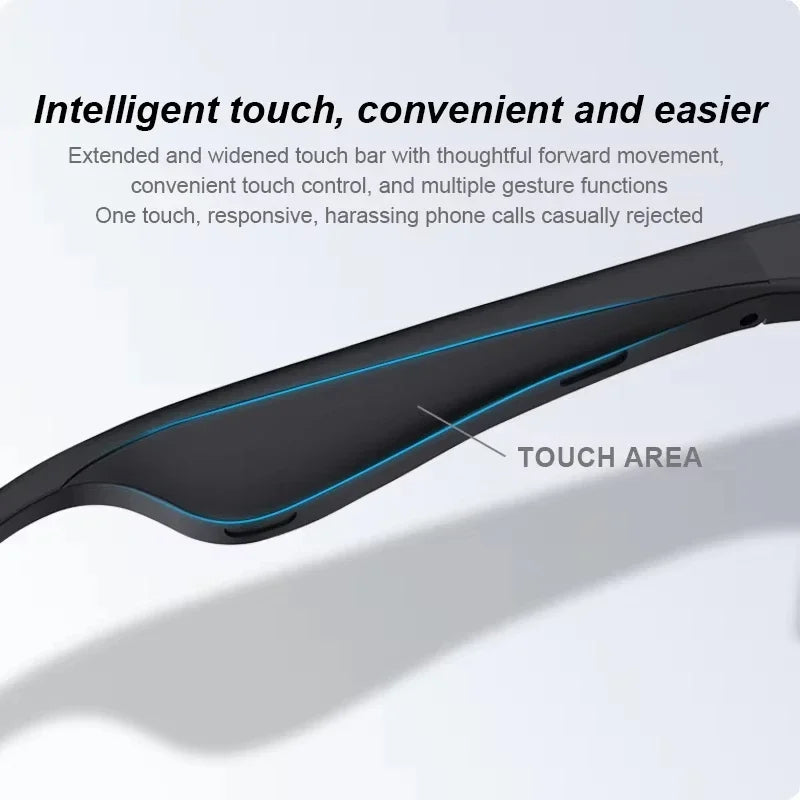 Lenovo 8K HD Smart AI Glasses Music Playback AI Translation Hands-Free Calling AI Chat Logging Smart Sunglasses for Men 2027 New
