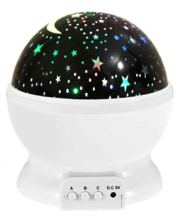 GGbingo Night Lamp Projector Starry Sky Night Light Lamp Decor Rotating Starry Nursery Moon Galaxy Projector Table Light