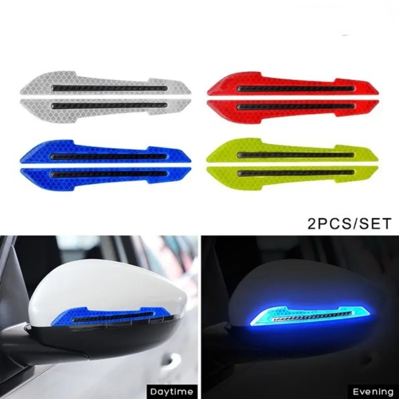 Clearance_Reflective Stickers Warning Strip Tape Traceless Protective Car Sticker Warn on Car Rearview Mirror Exterior Auto Acce