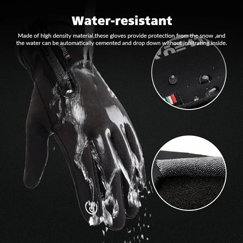 Winter Gloves Waterproof Thermal Touch Screen Thermal Windproof Warm Gloves Cold Weather Running Sports Hiking Ski Gloves 2025