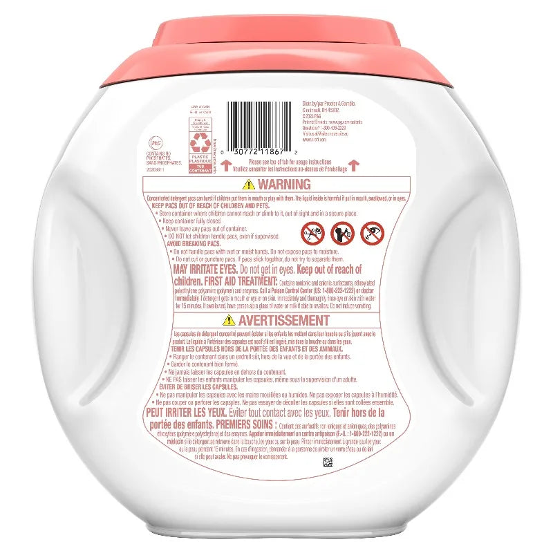 Baby Laundry Detergent XL Pacs, Sensitive Skin, Hypoallergenic, Lightly Scented Lavender, 25 Count
