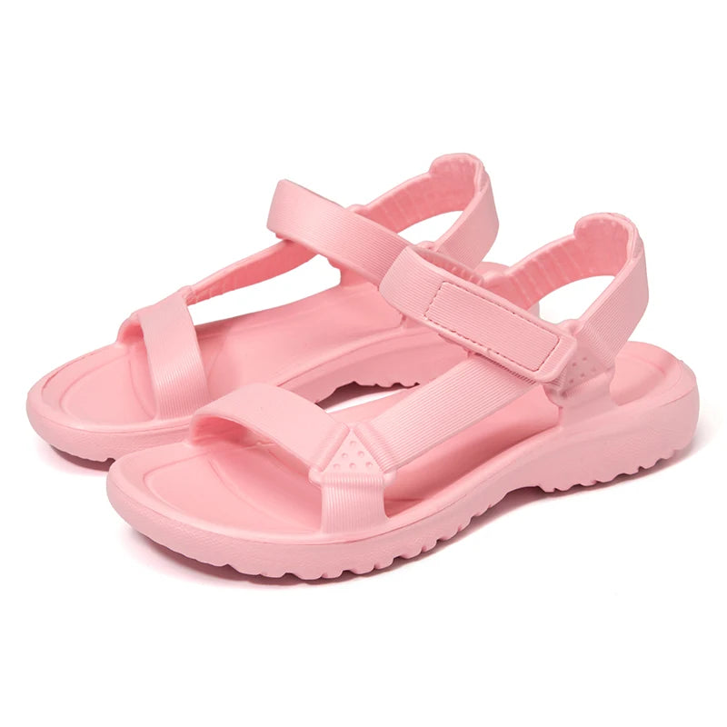 Womens Sandals Fashion Trend Anti-slip Wear-resistant Lightweoght EVA Flat Sandals for Women Outdoor Beach Shoes for Women