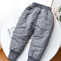 2023 New Baby Girls Boys Winter Jeans Children Thick Plus Velvet Thicken Denim Pants  Kids Soft Cotton Warm Trousers1-6 Years