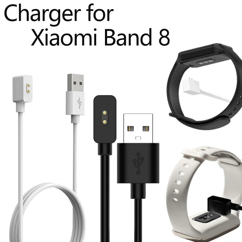 USB Magnetic Charger Cable for Redmi Watch 4 3 Band 2 Charging Cradle Adapter Data Dock for Xiaomi Mi Band 8 Chargers Line