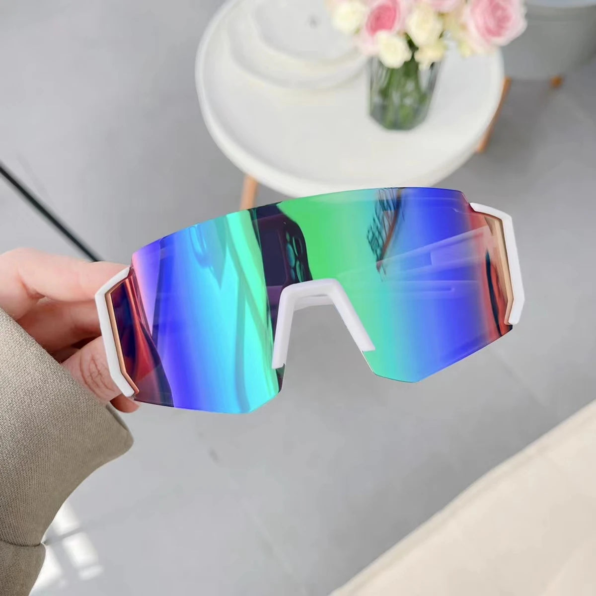 Fashion Designer Cycling Sunglasses Men Mountaineering Fishing Skiing Glasses Women New Outdoor Sports UV400 Windproof Eyewear