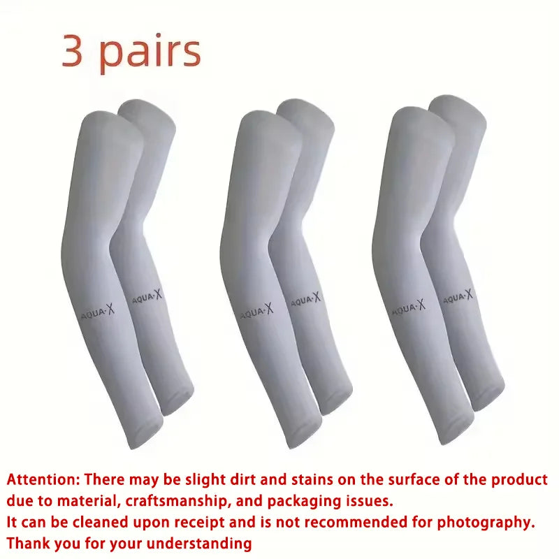 1/3 Pair of Breathable Sun Protection Sleeves - Breathable & UV Protective Gear for Sports, Driving, & Outdoor Adventures