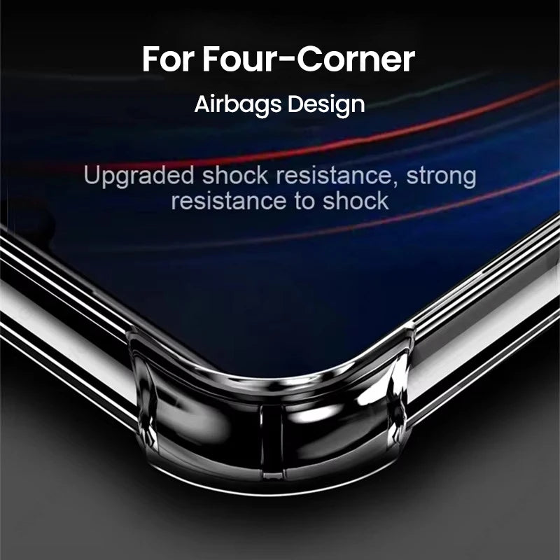 For iPhone 17 18 Pro Max 17e Case Clear Crystal TPU Soft Cover On iPhone17ProMax iPhone17Pro iPhoneAir iPhone17 Air Back Shell