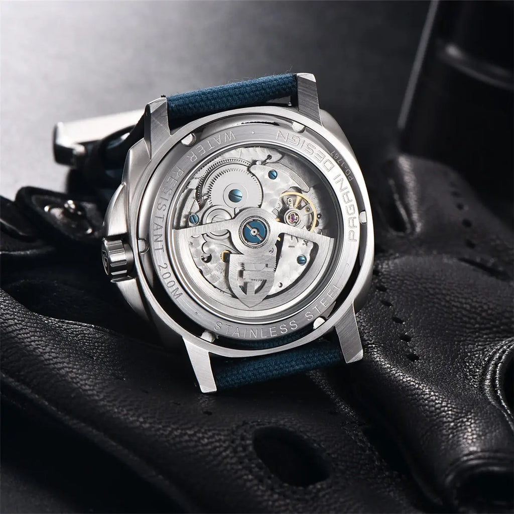 PAGANI Design 2026 New Men Automatic Mechanical Watches Top Brand Luxury 200M Waterproof AR Sapphire Watch for Men