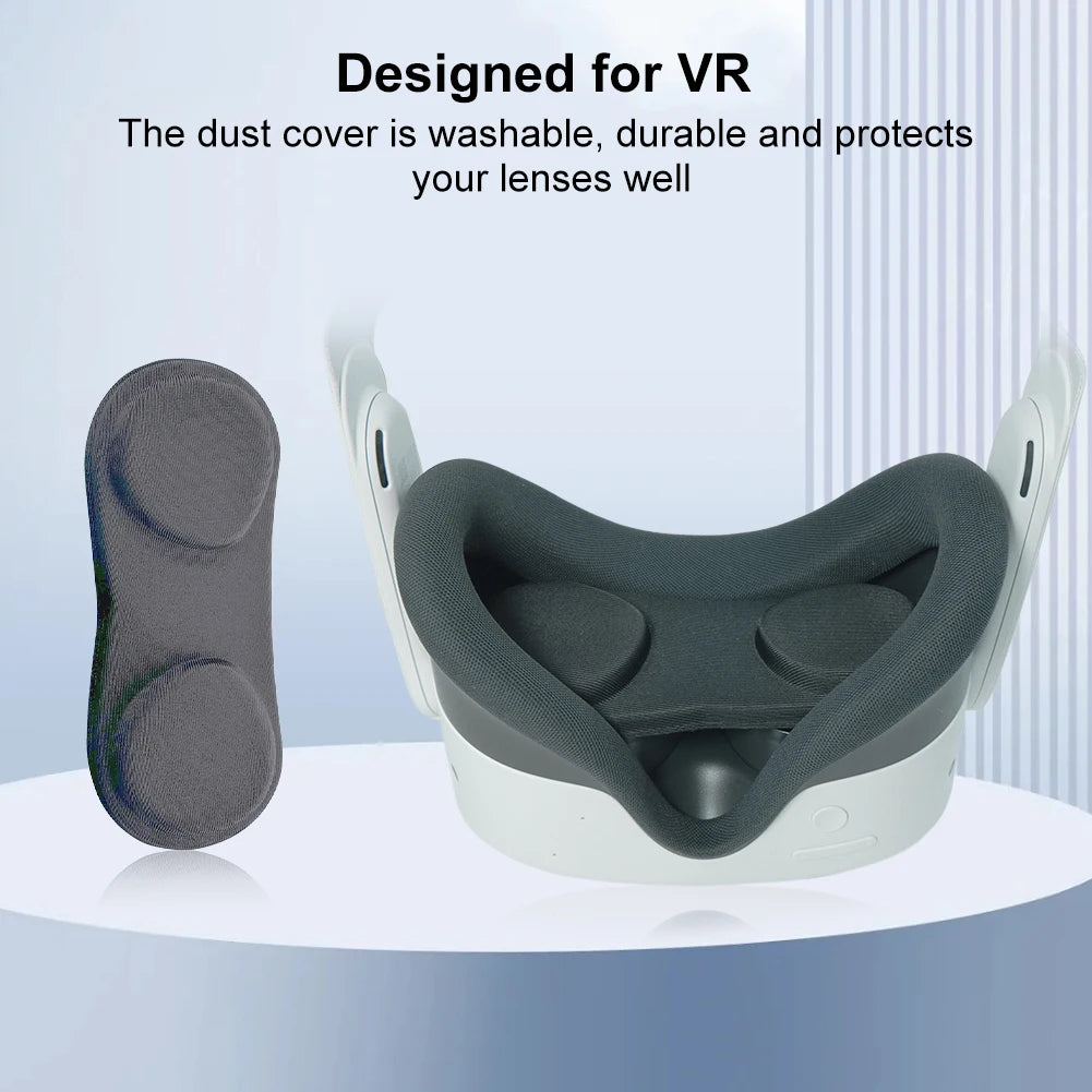 Lens Protective Cover Anti-Scratch Dustproof Lens Case VR Lens Protector for Meta Quest 3S/3/2/Pico4 Ultra VR Lens