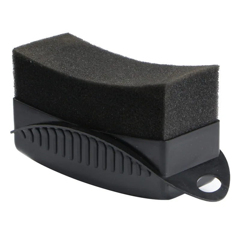 Car Wheel Sponge Brushes (W/ or W/O Lid)-Tire Contour Cleaner&Dressing Applicators, Waxing Polishing Pads Detailing Accessories