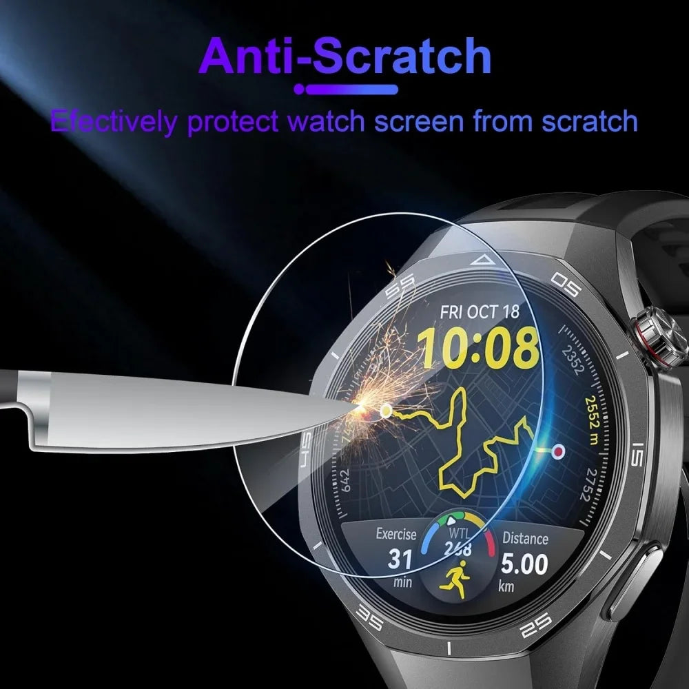 1-5pcs Tempered Glass for Huawei Watch GT5 41mm 46mm Anti-Scratch Screen Protector Film for Huawei Watch GT5 Pro 42mm/46mm