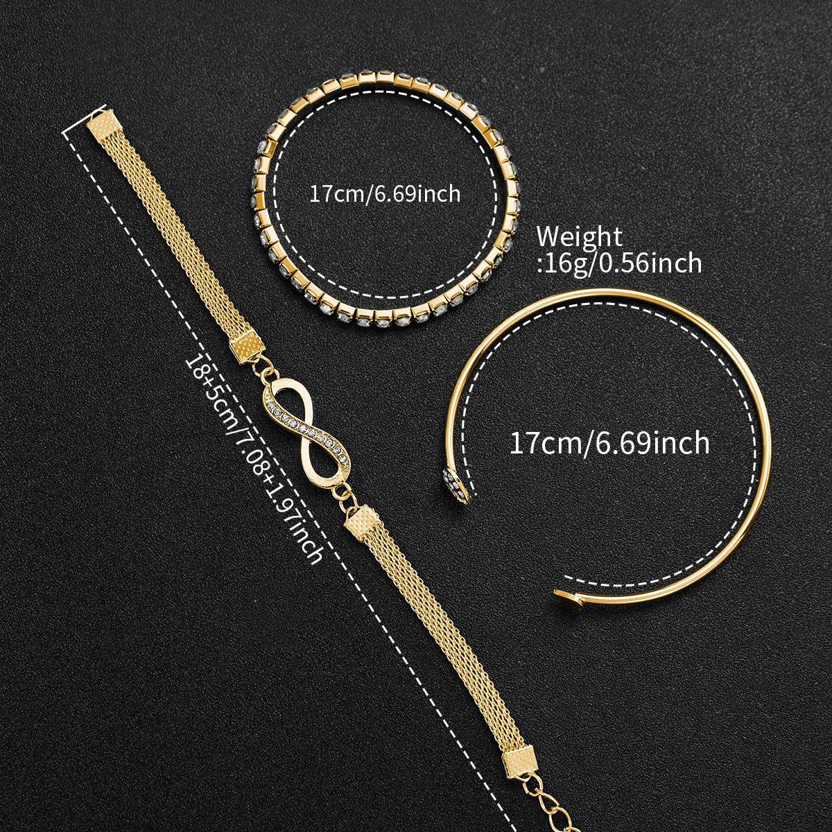 4PCS Fashion Square Roma Dial Women Quartz Watch Diamond Bracelets Set Luxury Alloy Strap Ladies Wristwatches (Without Box)