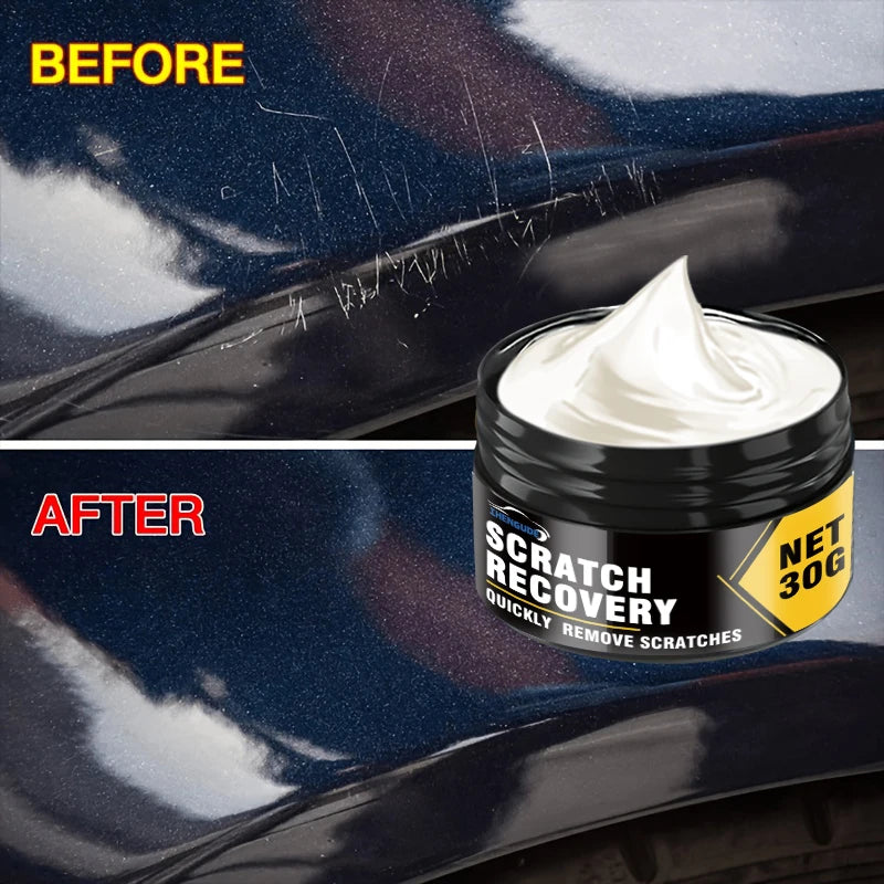 Easily Remove Small Surface Imperfections from Cars. Apply the Scratch Repair Paste to the Car Body to Restore Deep and Shallow Scratches Without Damaging the Original Paint Surface, Making It Ideal for Repairing Small Paint
