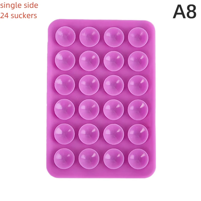1pcs Backed Adhesive Sucker Pad For Fixed Pad Double Single Side Silicone Suction Pad For Mobile Phone Fixture Suction Cup