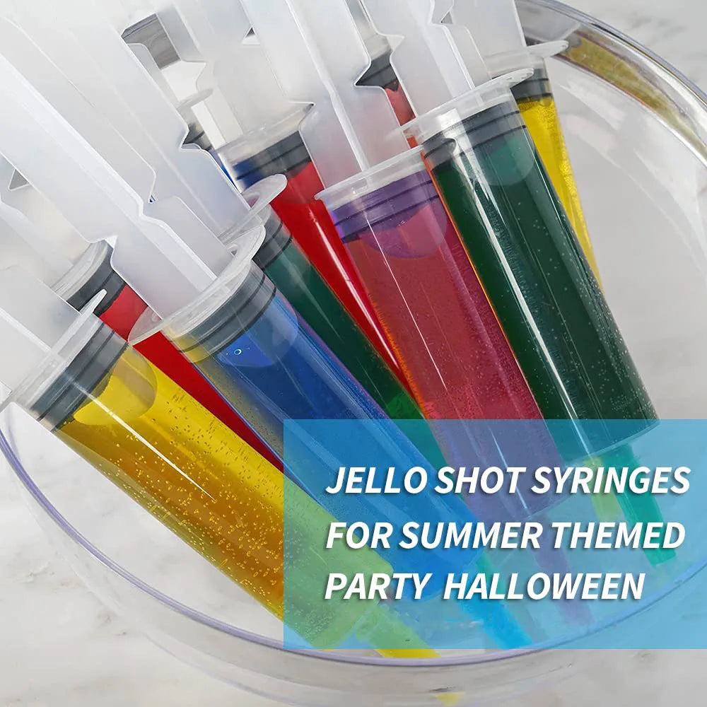 20ml Party Liquid Syringe BPA-Free Suringes for Jello Shot,Halloween, Thanksgiving,Christmas,Bachelorette Parties,Graduate Party