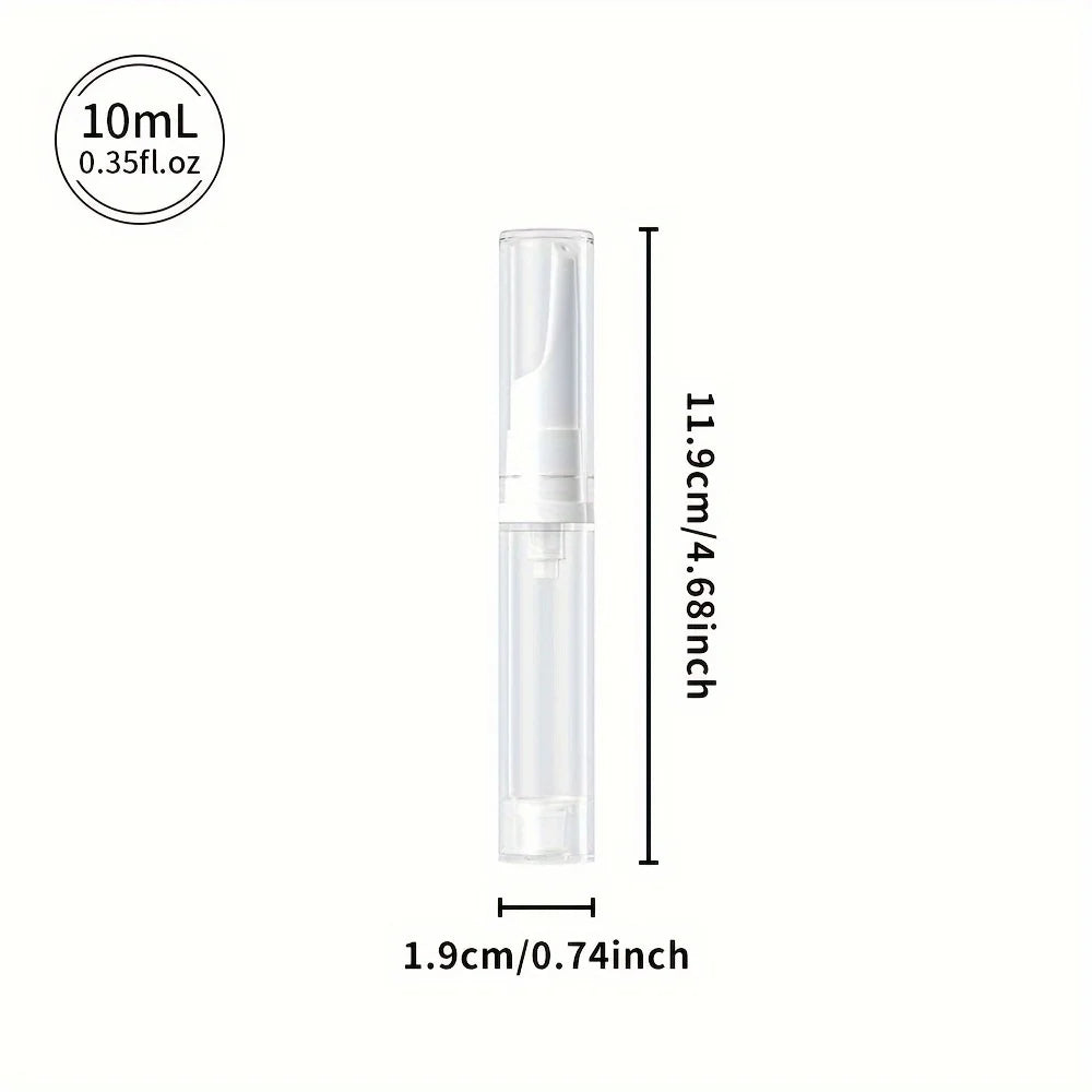 Portable Clear Foundation Dispenser Bottle 5/10/15ml Airless Vacuum Sample Container for Essence Eye Gel Cream Travel Essence Sa