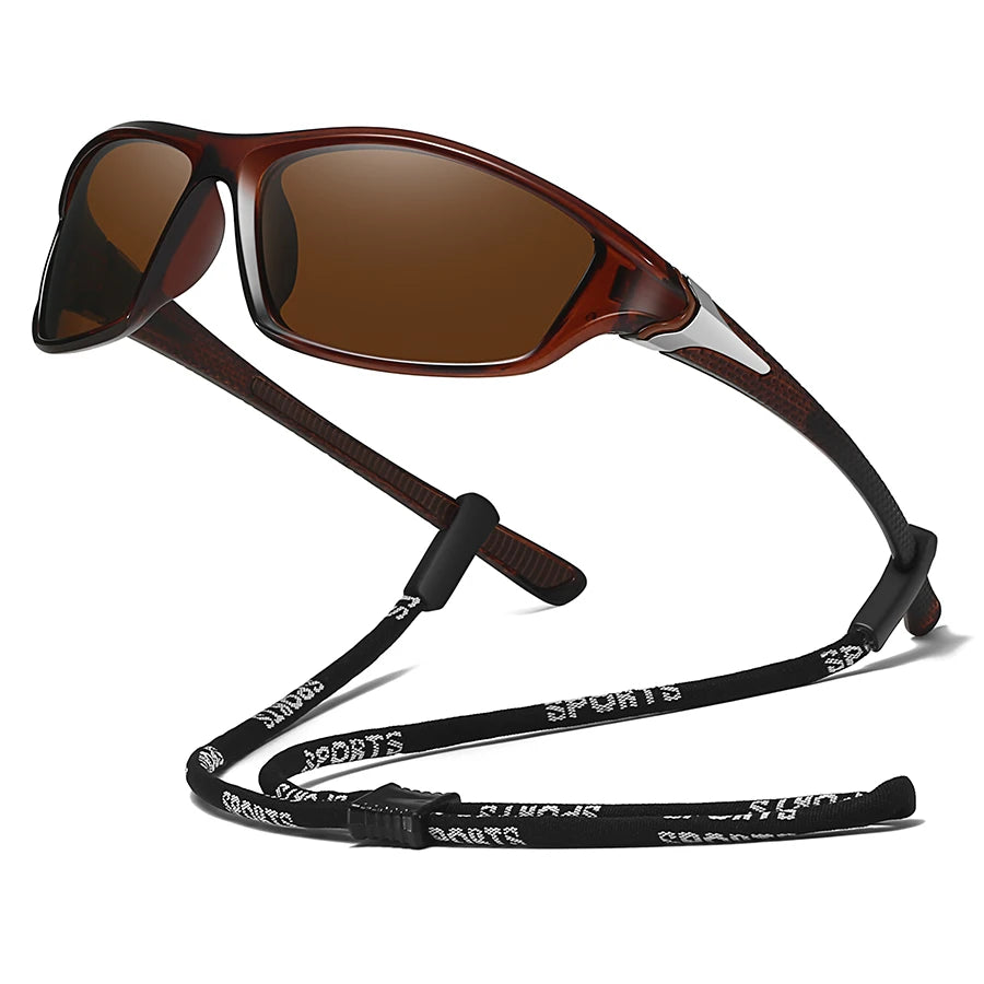 Men And Women  Eyewear Outdoor Sports Sunglasses With Chain Cycling Climbing Skiing Fishing Vintage Sun Glasses