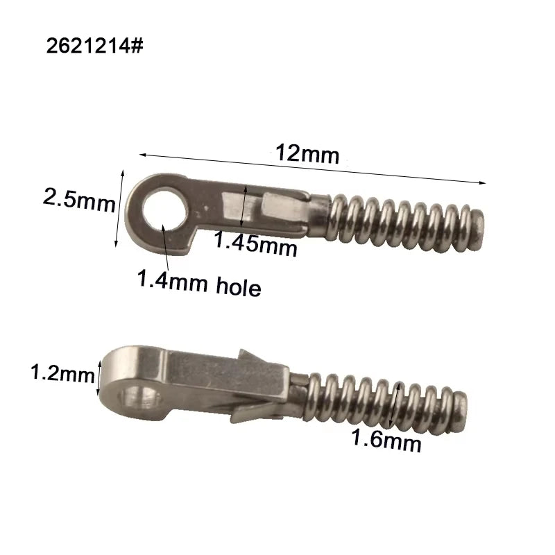 1800pcs Eyeglasses Spring Insert Glasses Repairing Flex Temples Optical Frame Broken Replacement Accessory