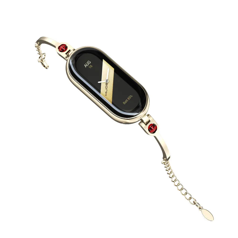 Mi Band 9 10 8 7 6 5 Strap for Xiaomi Smart Band 8 Bracelet NFC Global Version Leather Watch Band Mi 8 Wristband Miband 9 10