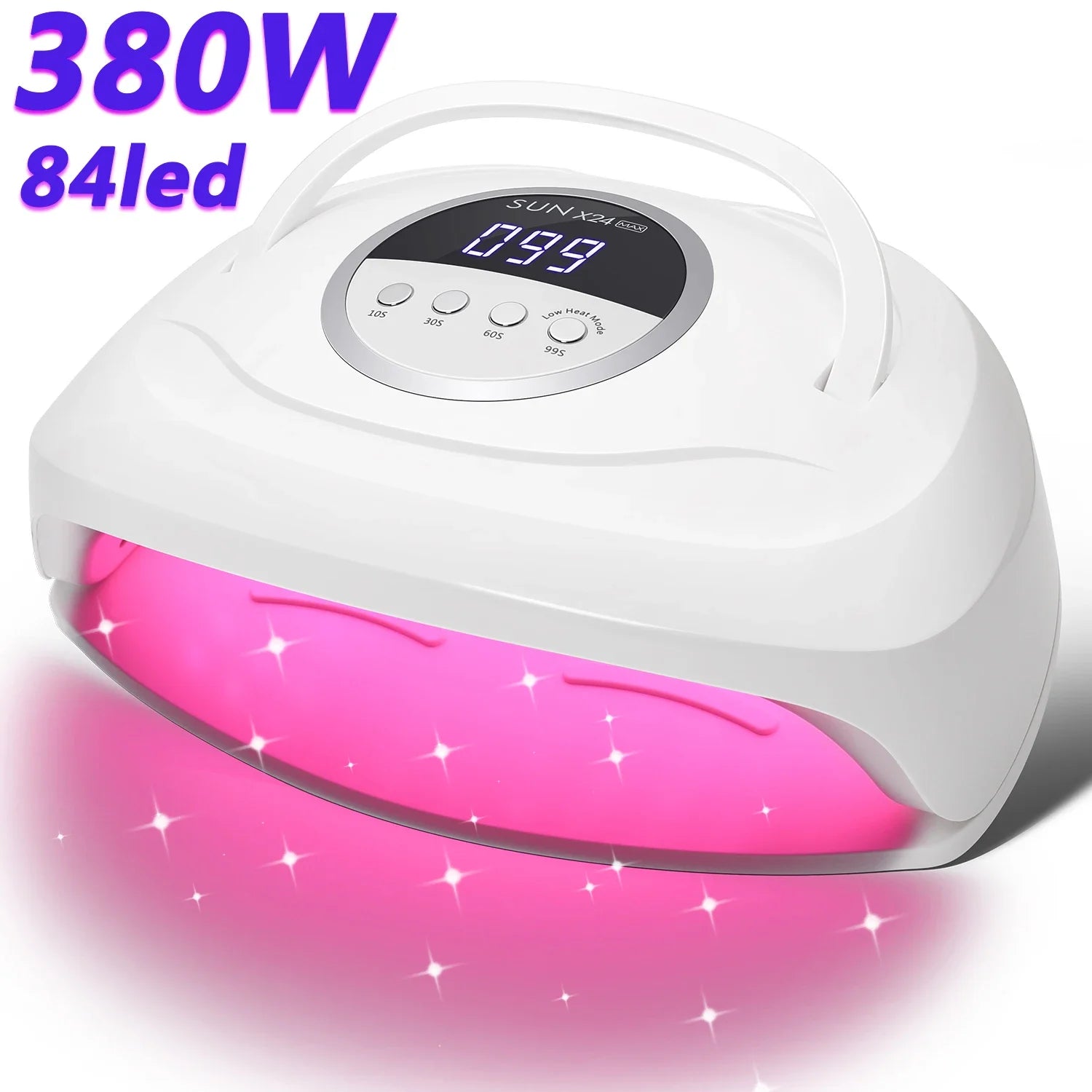 84 LEDS Nail Dryer LED Nail Lamp UV Lamp for Curing All Gel Nail Polish Motion Sensing Manicure Pedicure Salon Tool Big Space