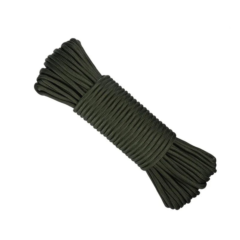 15 Strand Core Cord Lanyard Rope 6mm-10/30 Meters,Durable Nylon,Multi-Functional for Camping, DIY Making,and Outdoor Accessories