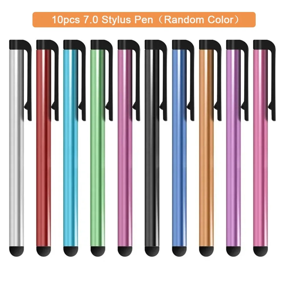 10 Pack High Sensitive Universal Touch Drawing Stylus Pen Compatible with iOS & Android Tablets And Smartphones