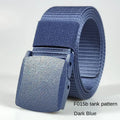 Automatic Buckle Nylon Women's Belts Canvas Outdoor Travel Premium Pants Sports Non-metallic Belts for Men White Black Blue Red