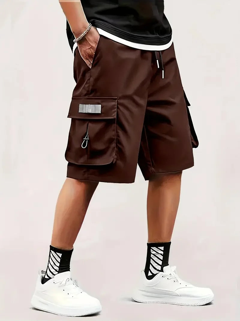 Men's Cargo Shorts, Outdoor, Travel, Casual Sports, Large Pockets, Durable and Comfortable Fabrics, Thin Shorts for Outings 17